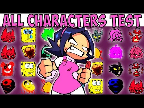 ALL CHARACTERS TEST | FNF Character Test | Gameplay VS Playground