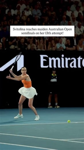 Sportstar on Instagram: "𝟏𝟑 𝐢𝐬 𝐝𝐞𝐟𝐢𝐧𝐢𝐭𝐞𝐥𝐲 𝐧𝐨𝐭 𝐚𝐧 𝐮𝐧𝐥𝐮𝐜𝐤𝐲 𝐧𝐮𝐦𝐛𝐞𝐫 𝐟𝐨𝐫 𝐄𝐥𝐢𝐧𝐚 𝐒𝐯𝐢𝐭𝐨𝐥𝐢𝐧𝐚! On her 13th appearance in Melbourne, 31-year-old Ukrainian Svitolina has finally made it to the Australian Open semifinals after stunning World No. 3 Coco Gauff 6-1, 6-2 in 5⃣9⃣ minutes. Twelfth seed Svitolina, who is set to return to Top 10 in the WTA Rankings for the first time since October 2021, takes on World No. 1 Aryna Sabalenka as she aims to reach her mai