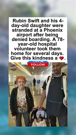 A 78-Year-Old Woman Opened Her Home to a Stranded Dad and Newborn #short #storytrending