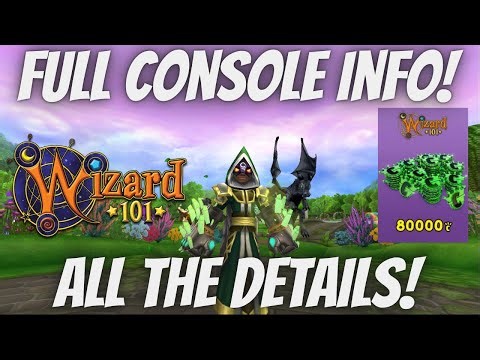 FULL WIZARD101 CONSOLE DETAILS! Latest News!