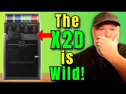 It's REAL, The Bambu Lab X2D is Here!