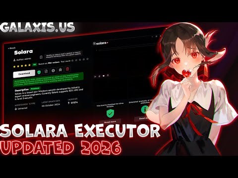 [UPDATE 2026] SOLARA EXECUTOR | KEYLESS & FULL BYFRON BYPASS | [V3] UNC 90% | ROBLOX EXECUTOR PC