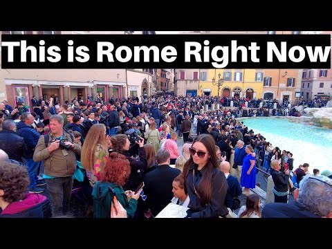 Rome Italy, This is Rome, Walk from The Trevi Fountain to the Piazza del Popolo