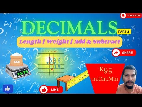 Decimal Addition & Subtraction | Length and Weight in Decimals Explained | 6వ తరగతి Maths