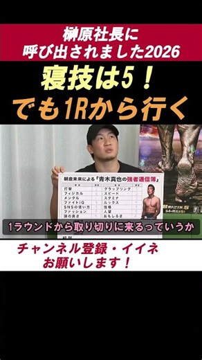朝倉未来 「流石に5！1Rから行く！」青木真也の寝技に5点をつけても強気すぎる！【超RIZIN.5】 #shorts #RIZIN