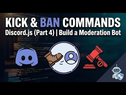 Kick & Ban Commands in Discord.js (Part 4) | Build a Moderation Bot