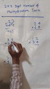 Multiply ANY 2-Digit Numbers INSTANTLY (Mind-Blowing Hack!) #learn