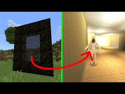 i FOUND The Backrooms in Minecraft! (Minecraft Bedrock Addon)