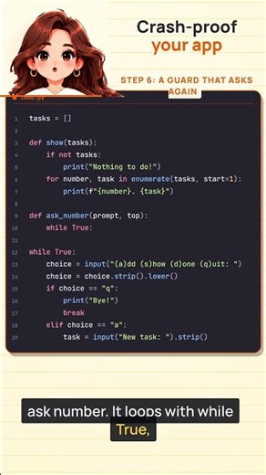 Make your Python app crash-proof 🛡️ #python
