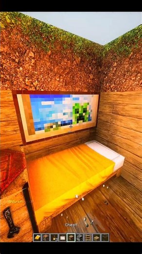 Cute Minecraft Starter Base 🌸🏡 | Easy Survival Build Tutorial #shorts