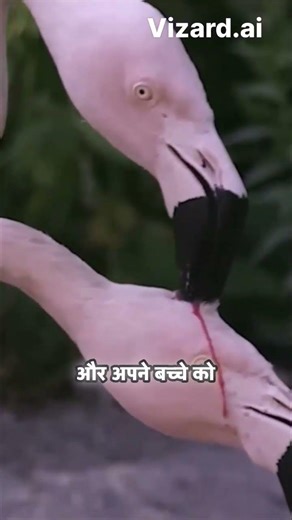 Is This Flamingo Feeding Its Baby Blood? 🦩🩸 | The Shocking Truth!//thedailybrewww/#funny