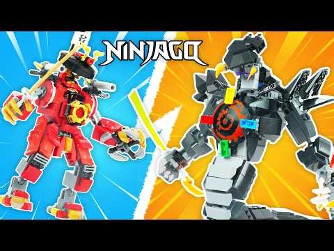 LEGO Build: Ninjago Samurai Mech vs Dark Robot Battle | ROBO Bricks Channel