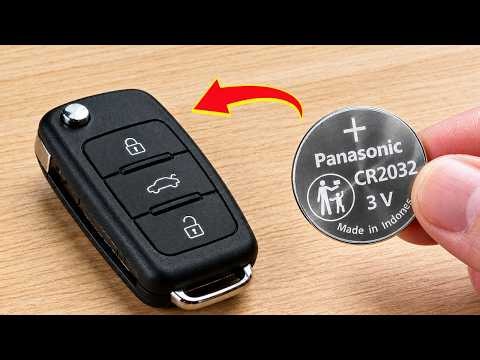 Auto Mechanics Don't Want You to Know This! Fix Any Car Key Fob With This Simple Trick!😱