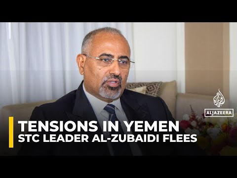 Saudi-led coalition in Yemen says STC leader al-Zubaidi has fled before talks in Riyadh
