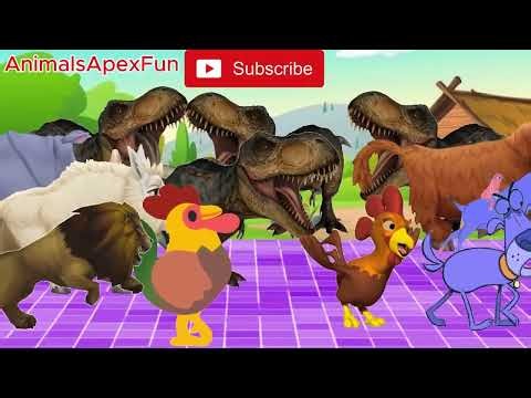 🐂🔥 INSANE Animal Stampede Race! 😱 | Who Will Win?