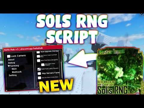 *NEW* Sol's RNG Script (PASTEBIN 2026) (AUTO CRAFT, COLLECT POTIONS, AUTO ROLL, FAST FARM )