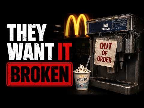 Why McDonald's WANTS Their Ice Cream Machine Broken