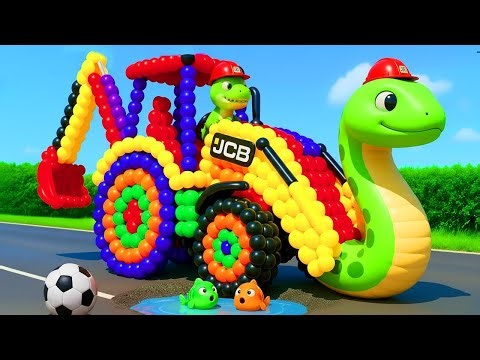 The mascot vibrato assistant JCB and Tractor on the football field is popular, co produced