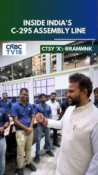 Aviation Minister Unveils Glimpse Of India's Made-In-India C-295 Aircraft | N18S | CNBC TV18