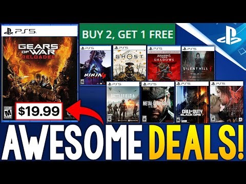 Absolutely AWESOME NEW PS5 Game DEALS - Buy 2 Get 1 FREE Sale and More Great PlayStation Game Deals!
