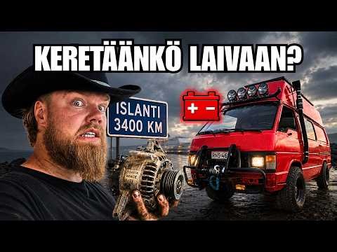 SEIKKAILU ISLANTIIN ALKAA – RETKI-HIACE HETI ONGELMISSA