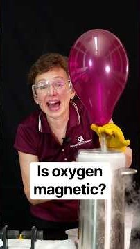 Is oxygen magnetic? #experiment #science #physics #oxygen #magnet