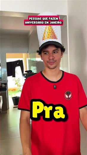 Coitado dos aniversariantes de Janeiro 🤣