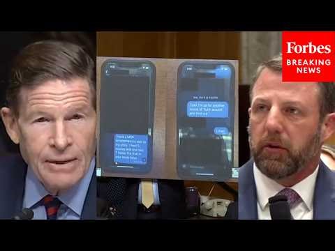 Richard Blumenthal Shows Markwayne Mullin Texts From ICE Agent Bragging About Shooting U.S. Citizen
