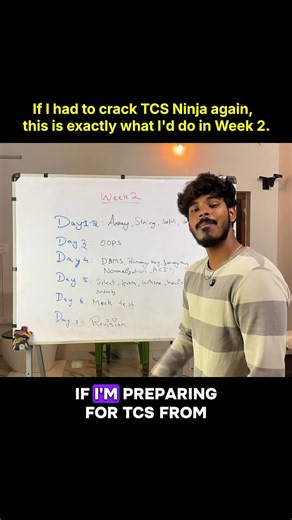 TCS Ninja Coding Round Prep: Fundamentals and DSA | Mohamed Rafiee posted on the topic | LinkedIn