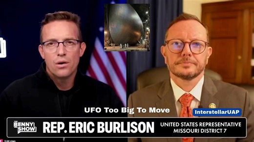 Congressman Rep. Eric Burlison on "The UFO too BIG to move" 👽🛸😱“There is reportedly an object that is not in this country that is so large it cannot be moved, that they’ve built an entire building around it.”He told Benny Johnson - The White House has given him permission to visit classified sites allegedly housing UFOs but he says Area 51 probably doesn’t contain any anymore.What are they really hiding? Is full disclosure finally coming? What do YOU think these massive crafts actually are?