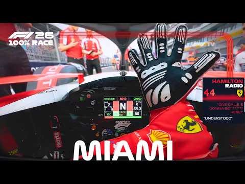 ULTRA REALISTIC F1 2026 - Lewis Hamilton Ferrari Miami GP 100% Race