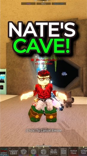 How to Find Nate's Cave in Fisch! 😺 | Start Miso Cat's Questline