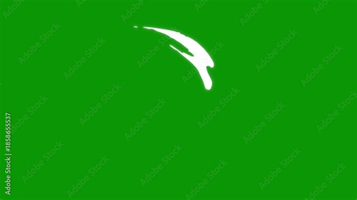 Flash FX glitter light boom blast Cartoon Animation, trail Sparkling blast spark magic glow effects, Explosion FX, Energy Transition, Cartoon Shape Animation on green screen background. 4K Animation