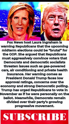 Laura Ingraham WARNS Republicans: “This Is Going to Be a Brutal Cycle!”