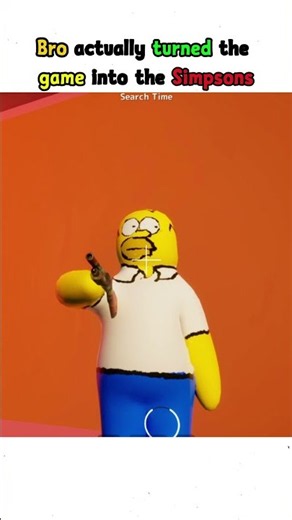 Bro actually turned the game into the Simpsons - Meccha Chameleon