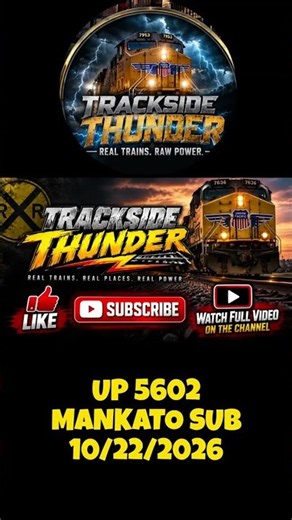 10/22/2026 UP 5602 — Union Pacific Freight Train Action! 🚂 #Shorts