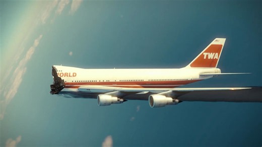 A Boeing 747 exploded at 13,000 feet then its entire nose ripped away with 230 people aboard