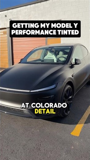 Tinting My Windows in my New Model Y Performance 😮‍💨🔥