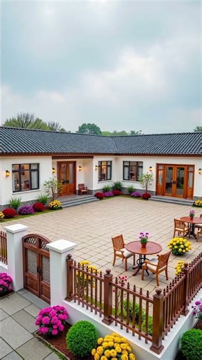 Modern Courtyard Minimalist House Exterior Design