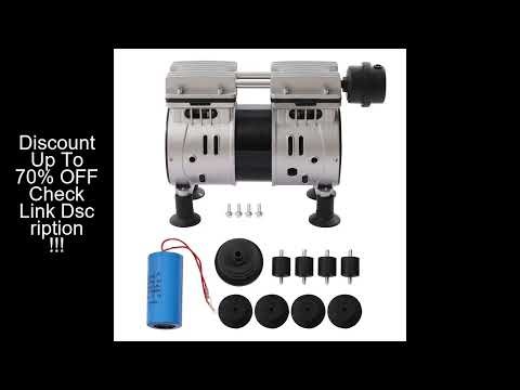 Oil-free Vacuum Pump 110V 550W 3.6CFM 1440RPM Mini Diaphragm Dental Medical Lab Vacuum Pump Air Comp