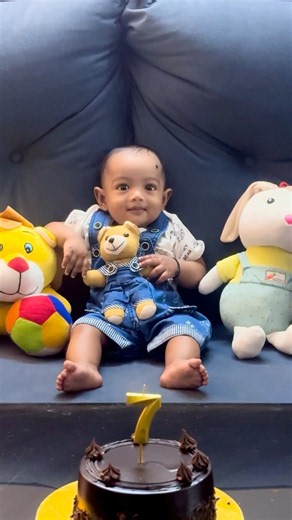 Seven months of giggles, wiggles, and endlesswonder. 🌈👶💖