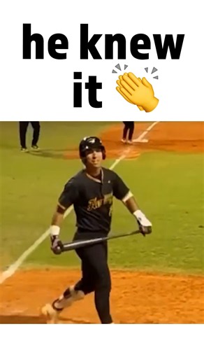 he knew he crushed it 👏😮