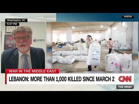 Anera's Sean Carroll on the Lebanon Crisis on CNN International | March 19, 2026