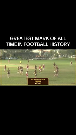 Incredible AFL Mark by Daniel Woods