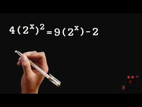 How to Solve Exponential Equation (grade 12 exam question),