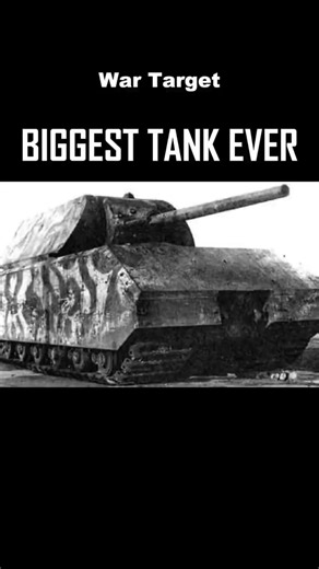 MONSTER TANK | BIGGEST TANK EVER | War Target #history #ww2 #military #army #militaryhistory #facts