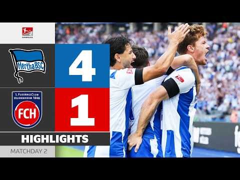 Dominant Win At Home! | HERTHA BSC - HEIDENHEIM | Highlights | Matchday 2 - Bundesliga 2 2026/27