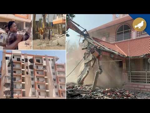 HYDRAA launch massive demolition drive in Sangareddy