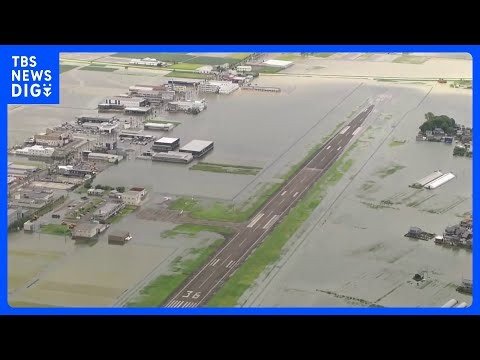 一時「レベル5大雨特別警報」福井　記録的大雨で19河川が氾濫　冠水・浸水・土砂崩れなどの被害相次ぐ｜TBS NEWS DIG