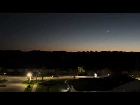 Freight train - beautiful night